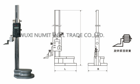 0-300mm/0-12" Electronic Digital Height Gauge with Single Beam/Measuring calipers